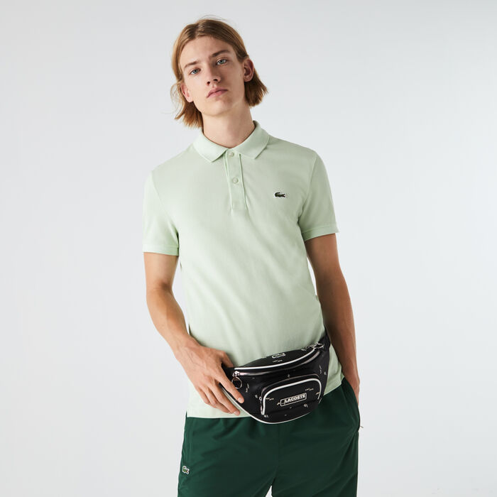 Men's LCST Coated Canvas Print Zippered Fanny Pack