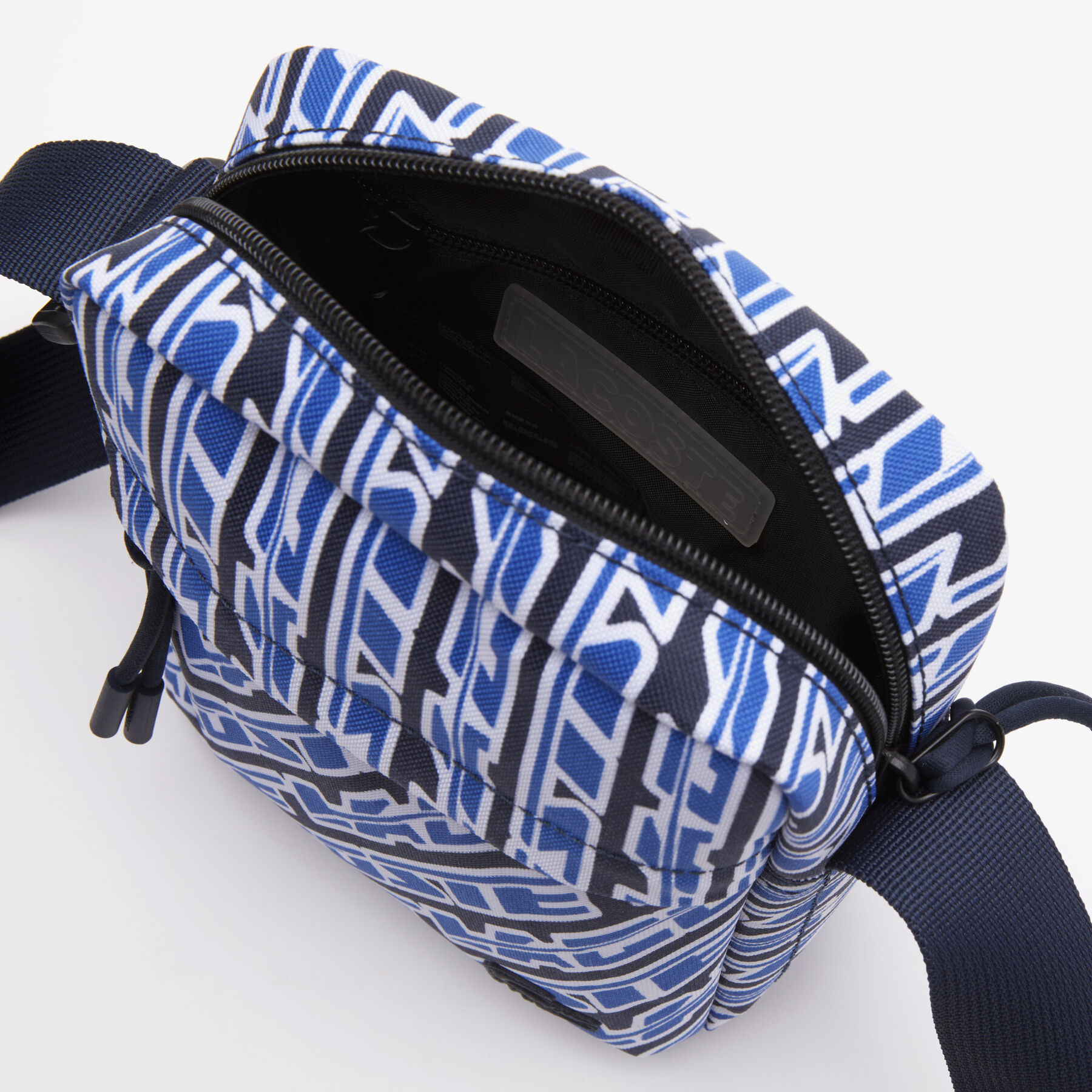 Men’s Lacoste Neocroc Logo Print Vertical Messenger Bag men s lacoste neocroc logo print vertical messenger bag