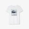 Women's Lacoste SPORT Graphic Logo Flowing Cotton Tennis T-shirt women s lacoste sport graphic logo flowing cotton tennis t shirt
