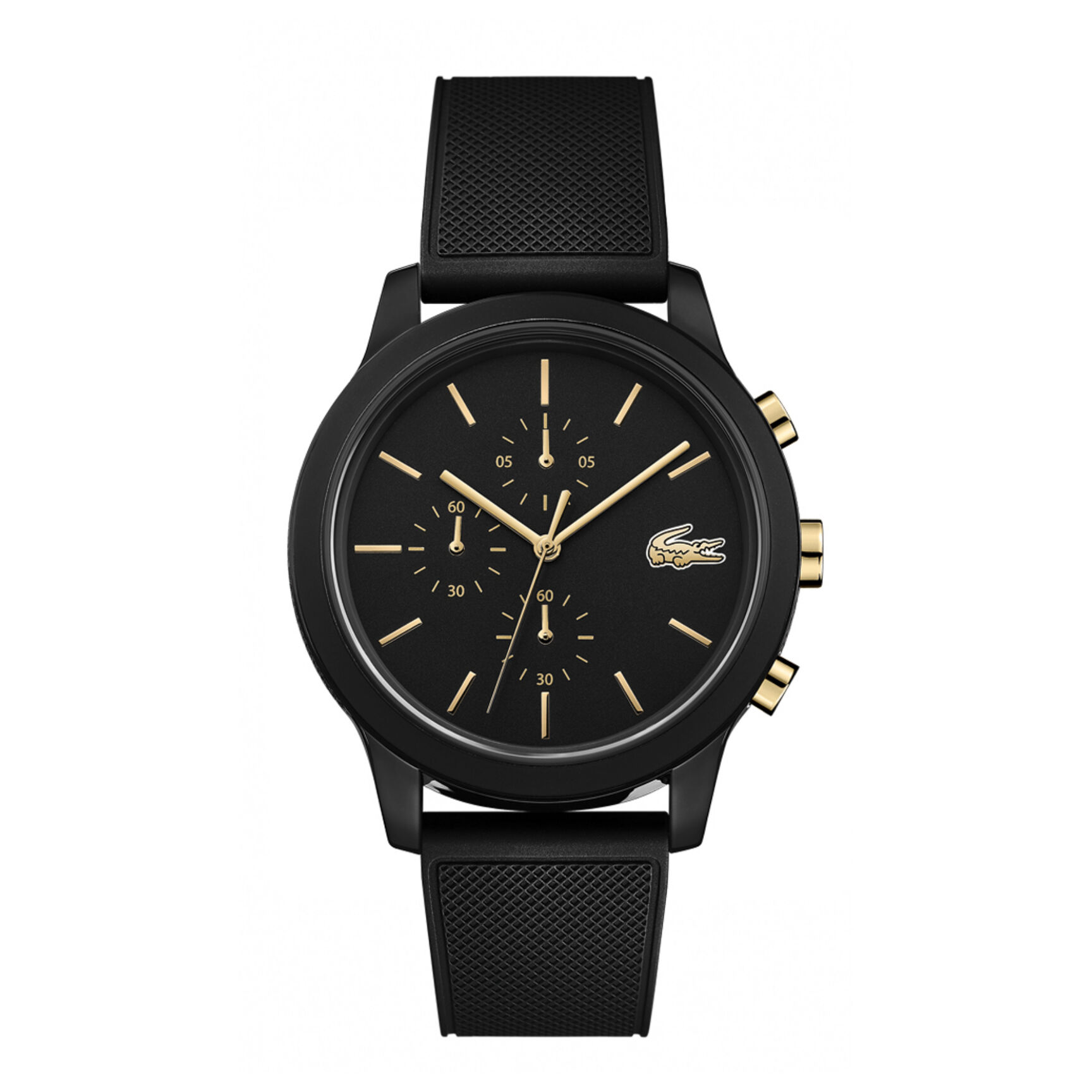 Lacoste Lacoste.12.12 Mens Black Dial Watch Lacoste Lacoste.12.12 Mens Black Dial Watch