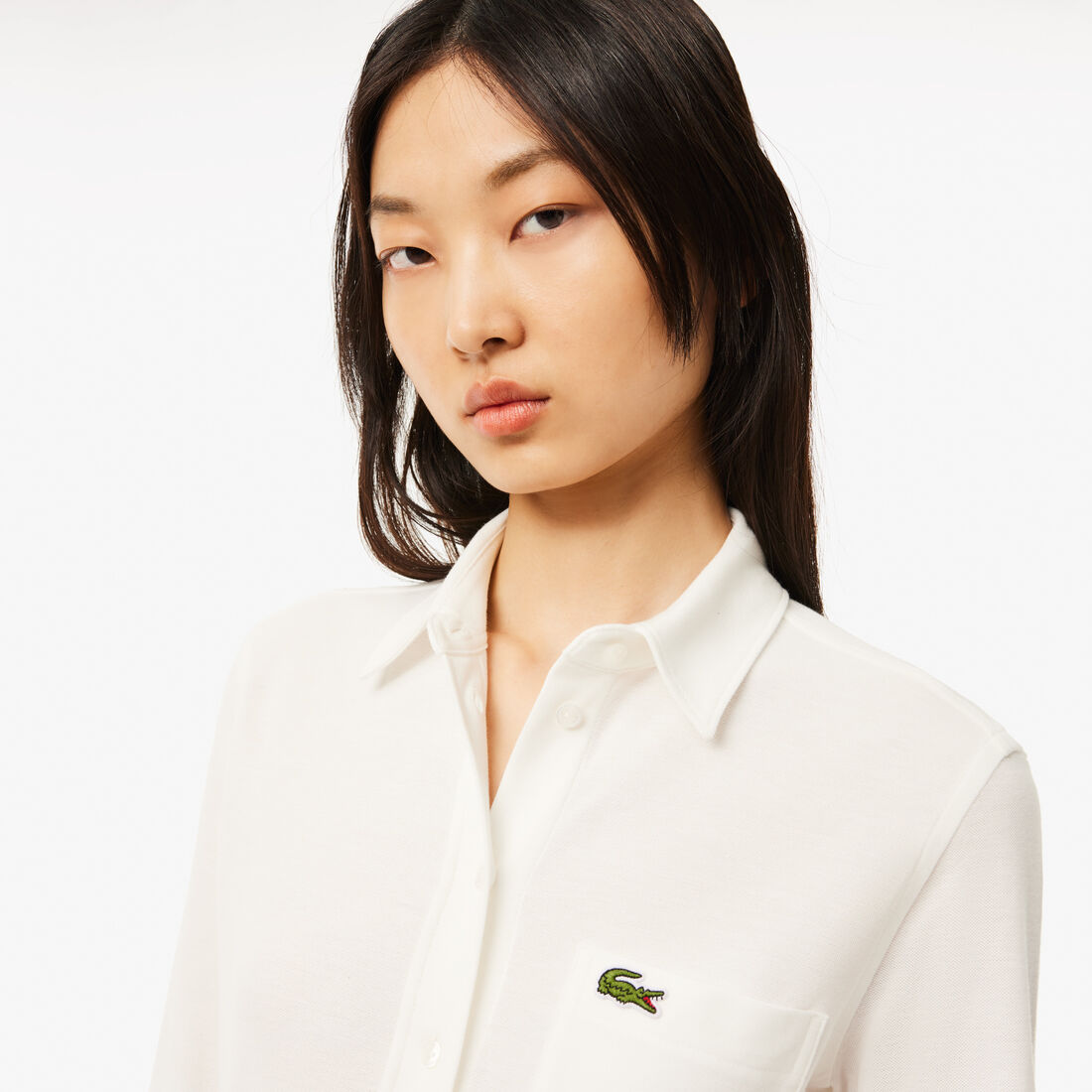 قميص بيكيه قطني بجيب قميص بيكيه قطني بجيب