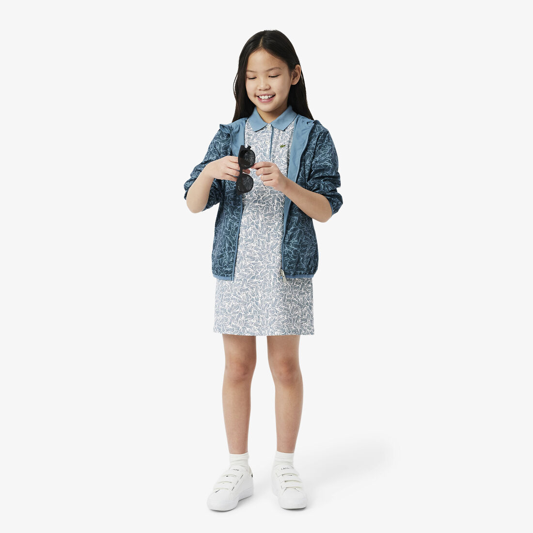 Printed Cotton Polo Dress Printed Cotton Polo Dress