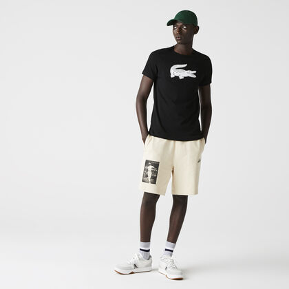 Men's Lacoste Sport 3d Print Crocodile Breathable Jersey T-shirt