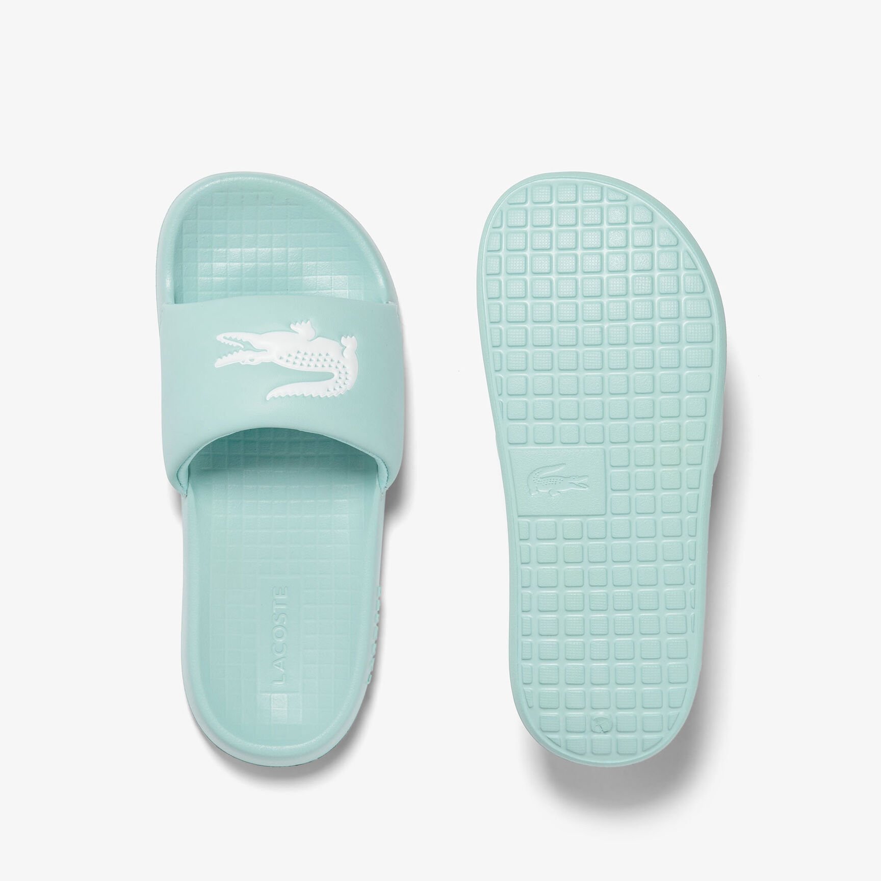 Women's Lacoste Croco 1.0 Synthetic Slides Women's Lacoste Croco 1.0 Synthetic Slides