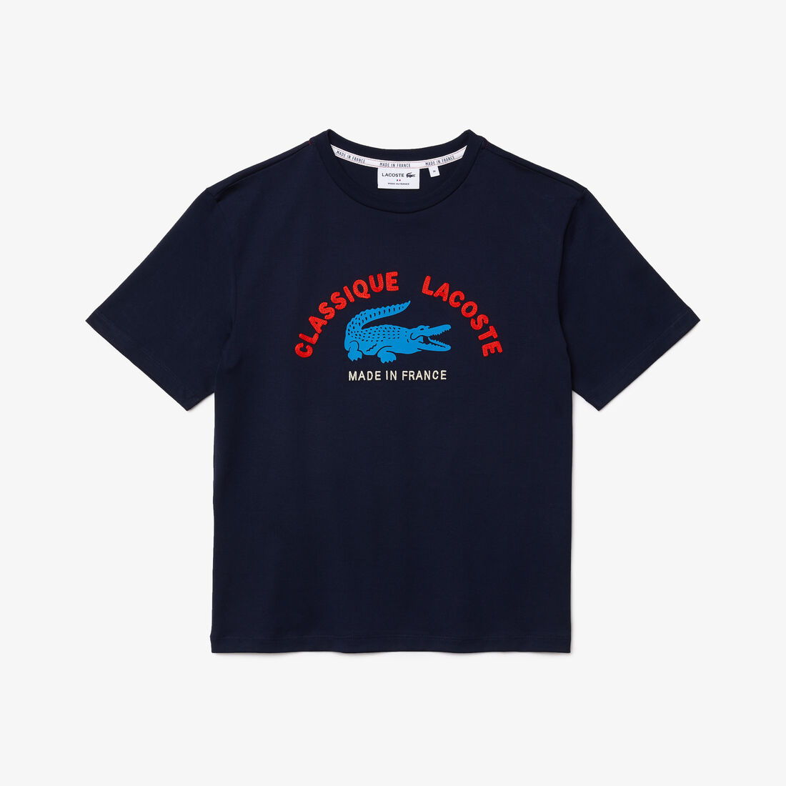 تي شيرت القطن العضوي المطرز للنساء مجموعة Made in France تي شيرت القطن العضوي المطرز للنساء مجموعة Made in France