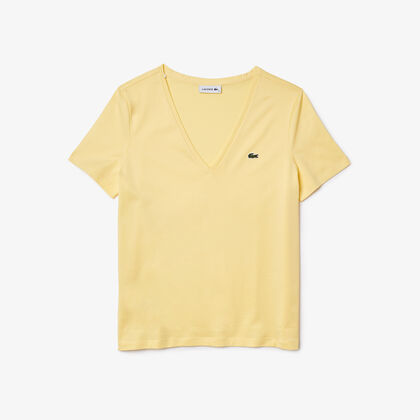 Women’s V-neck Loose Fit Cotton T-shirt