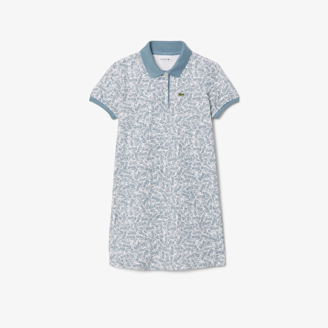 Printed Cotton Polo Dress Printed Cotton Polo Dress