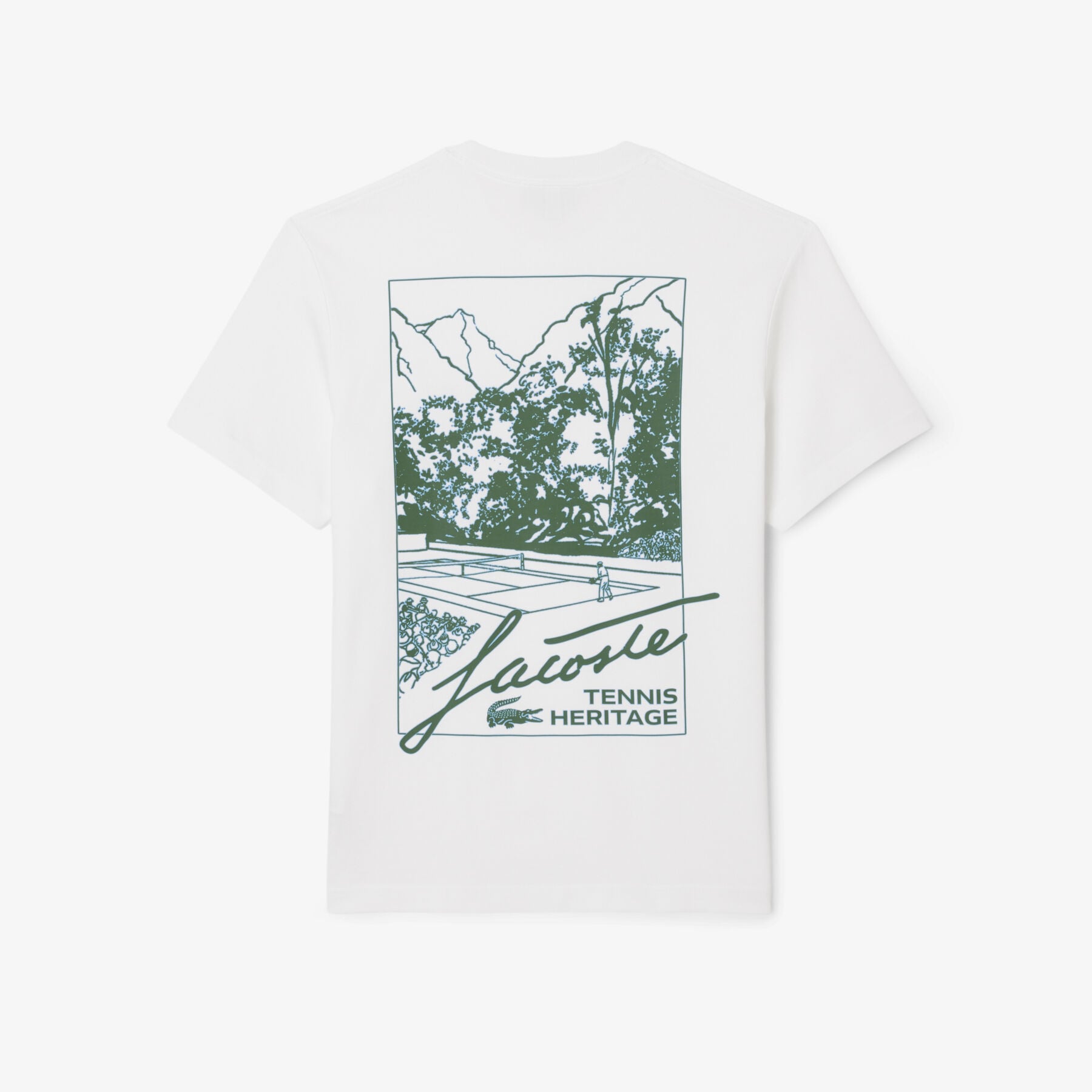 Printed Jersey T-shirt lacoste printed jersey t shirt
