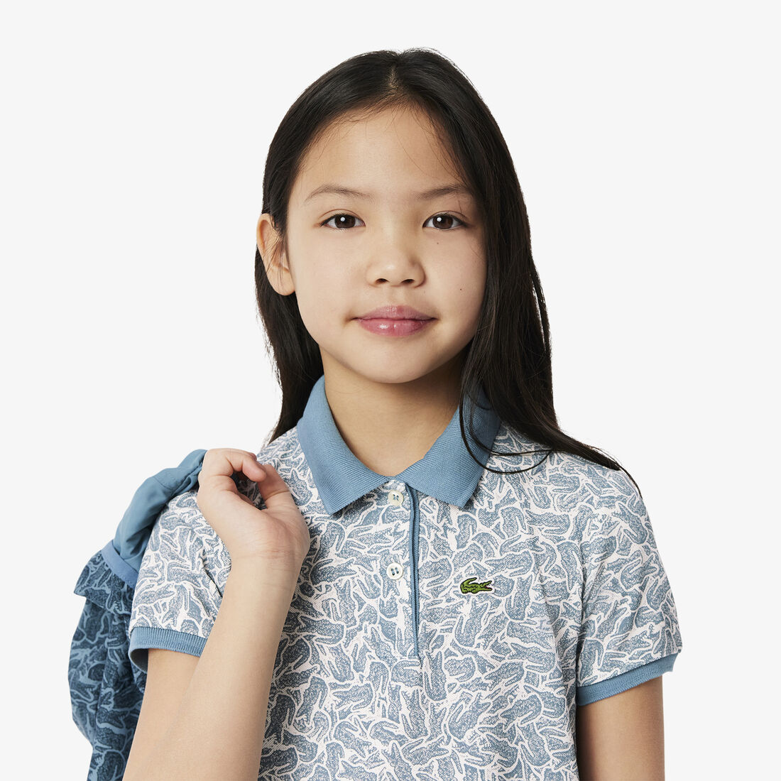 Printed Cotton Polo Dress Printed Cotton Polo Dress