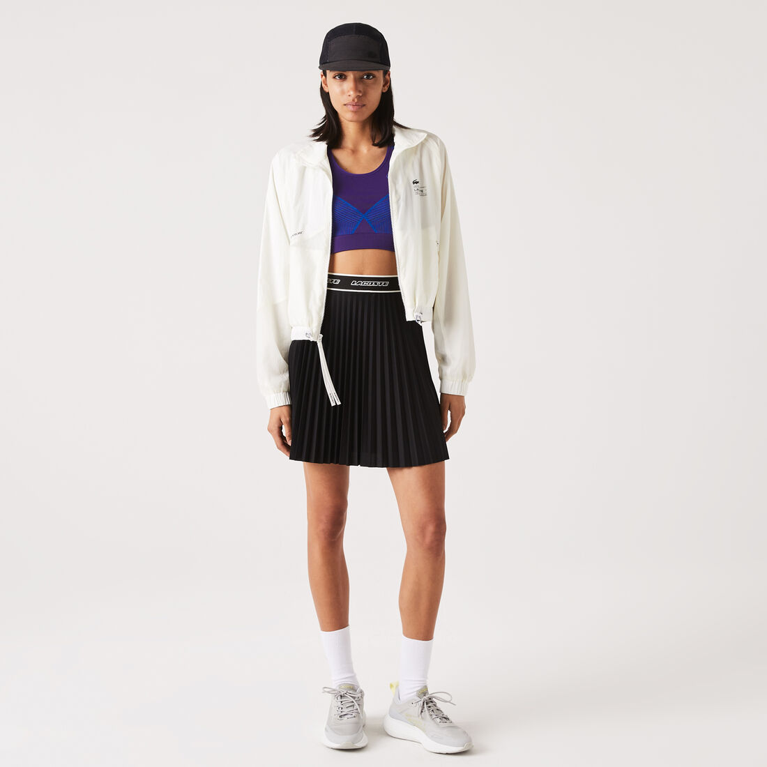 Women's Lacoste Mesh Lined Nylon Jacket Women's Lacoste Mesh Lined Nylon Jacket