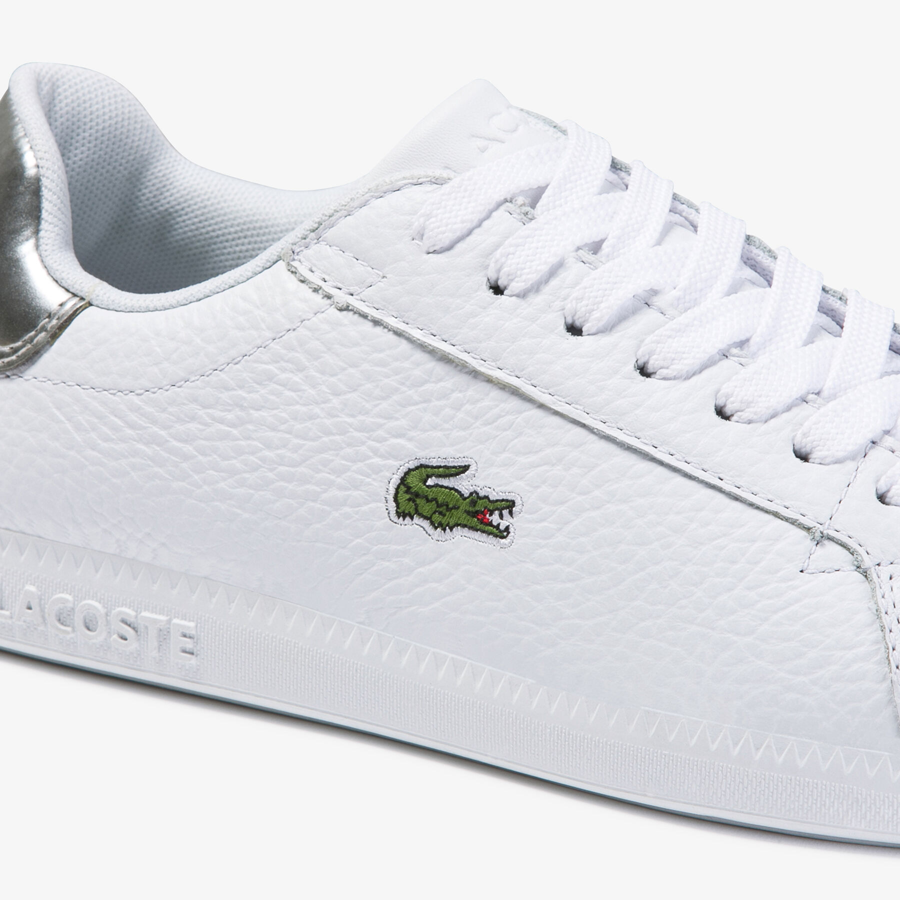 Women's Graduate Leather Trainers lacoste women s graduate leather trainers