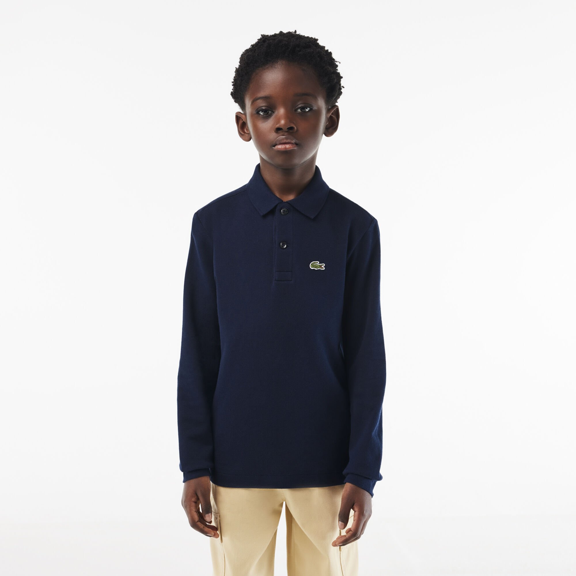 Kids Lacoste Regular Fit Petit Pique Polo Shirt