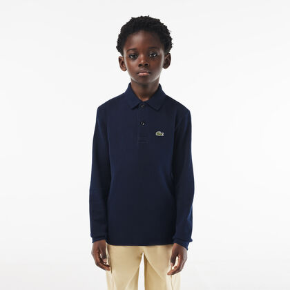Kids' Lacoste Regular Fit Petit Pique Polo Shirt