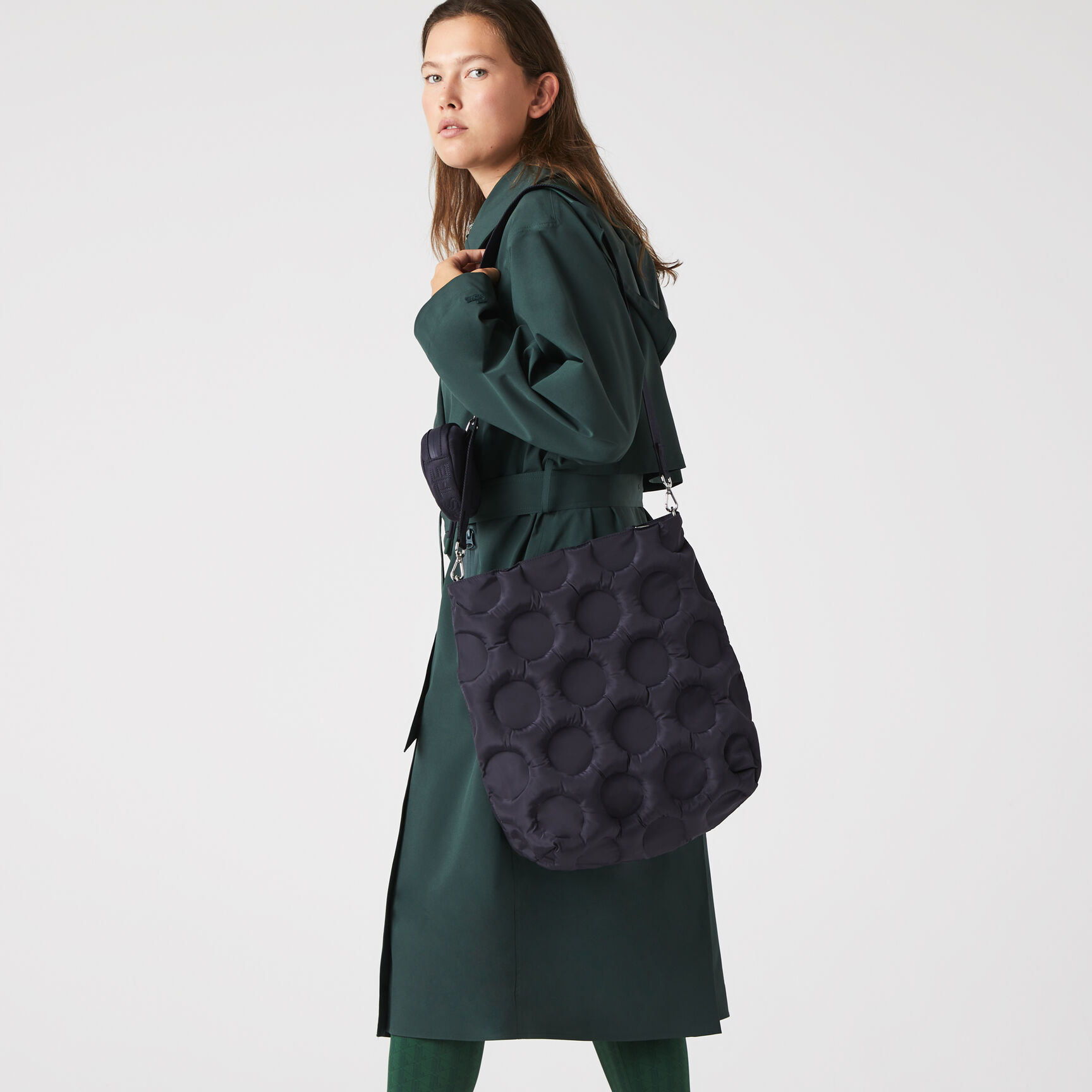 Women's Lacoste Golf Ball Effect Padded Bucket Bag Women's Lacoste Golf Ball Effect Padded Bucket Bag