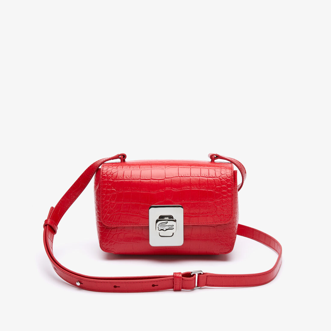 Women&rsquo;s Amelia Metal Clasp Embossed Leather Handbag