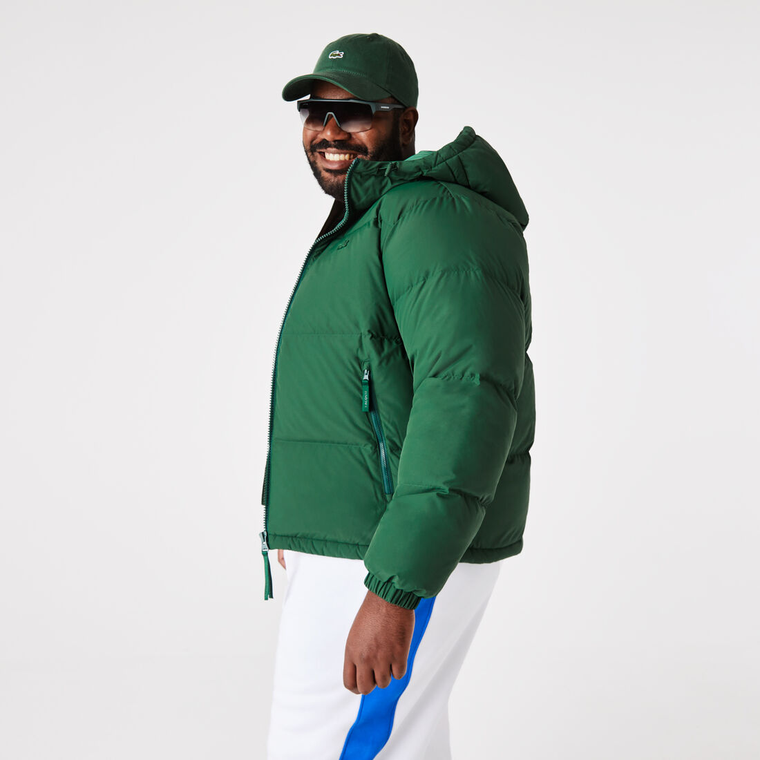 Men's Lacoste Quilted Water-Repellent Short Jacket Men's Lacoste Quilted Water-Repellent Short Jacket