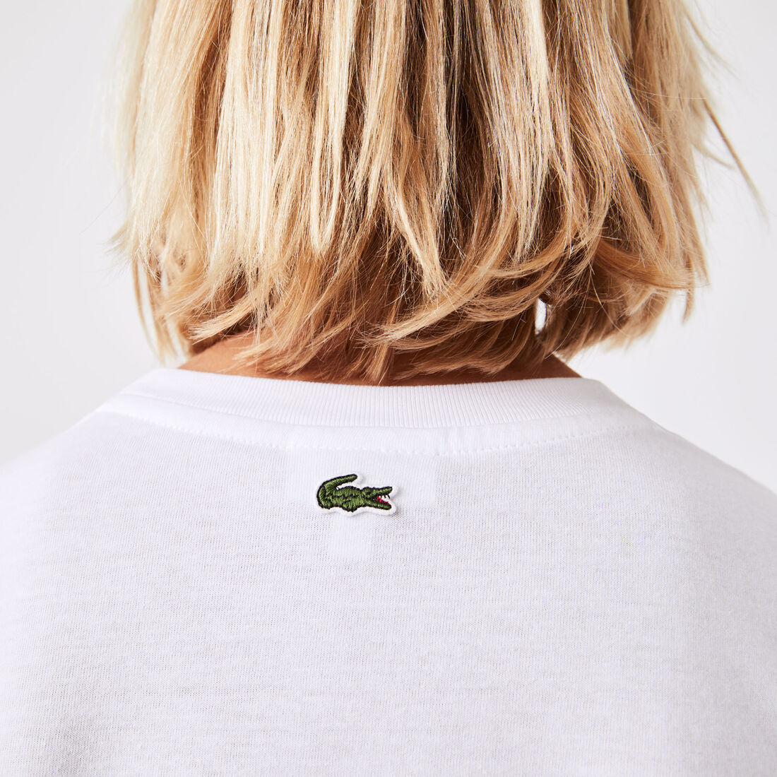 تيشيرت لاكوست قطن جيرسيه بشعار الماركة بلون مغاير للأطفال تيشيرت لاكوست قطن جيرسيه بشعار الماركة بلون مغاير للأطفال