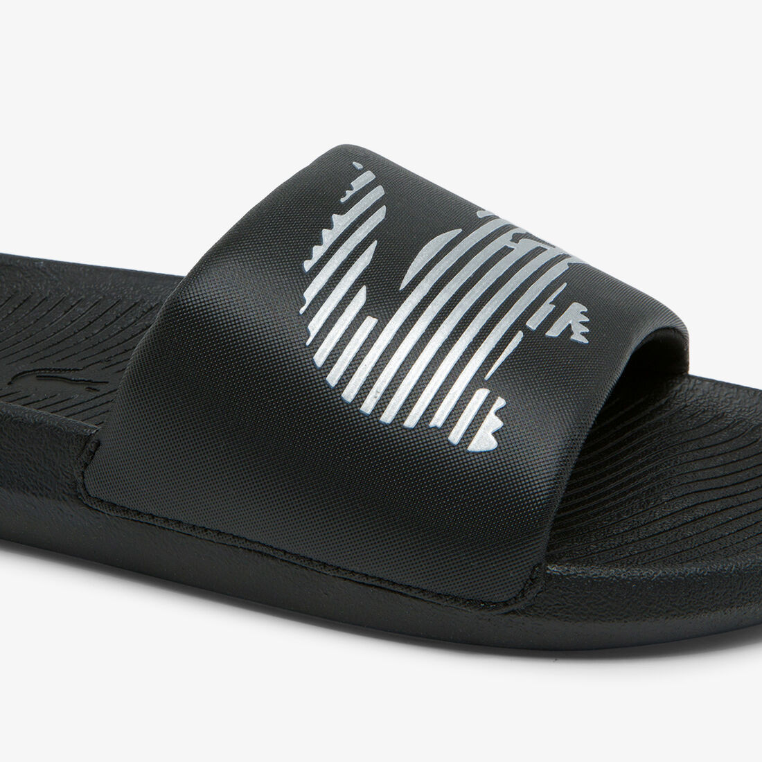 Men's Croco Synthetic Metallic Slides Men's Croco Synthetic Metallic Slides