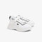 lacoste infants  court drive textile air mesh trainers