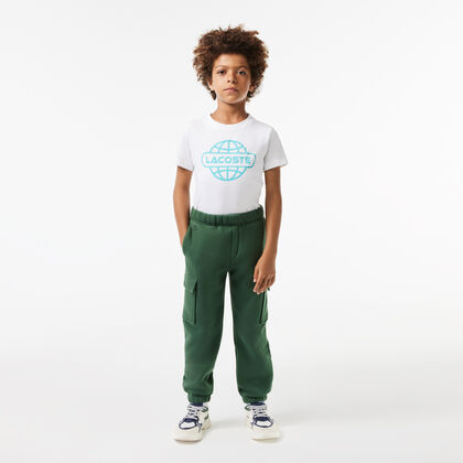 Boys' Lacoste Organic Cotton Track Pants