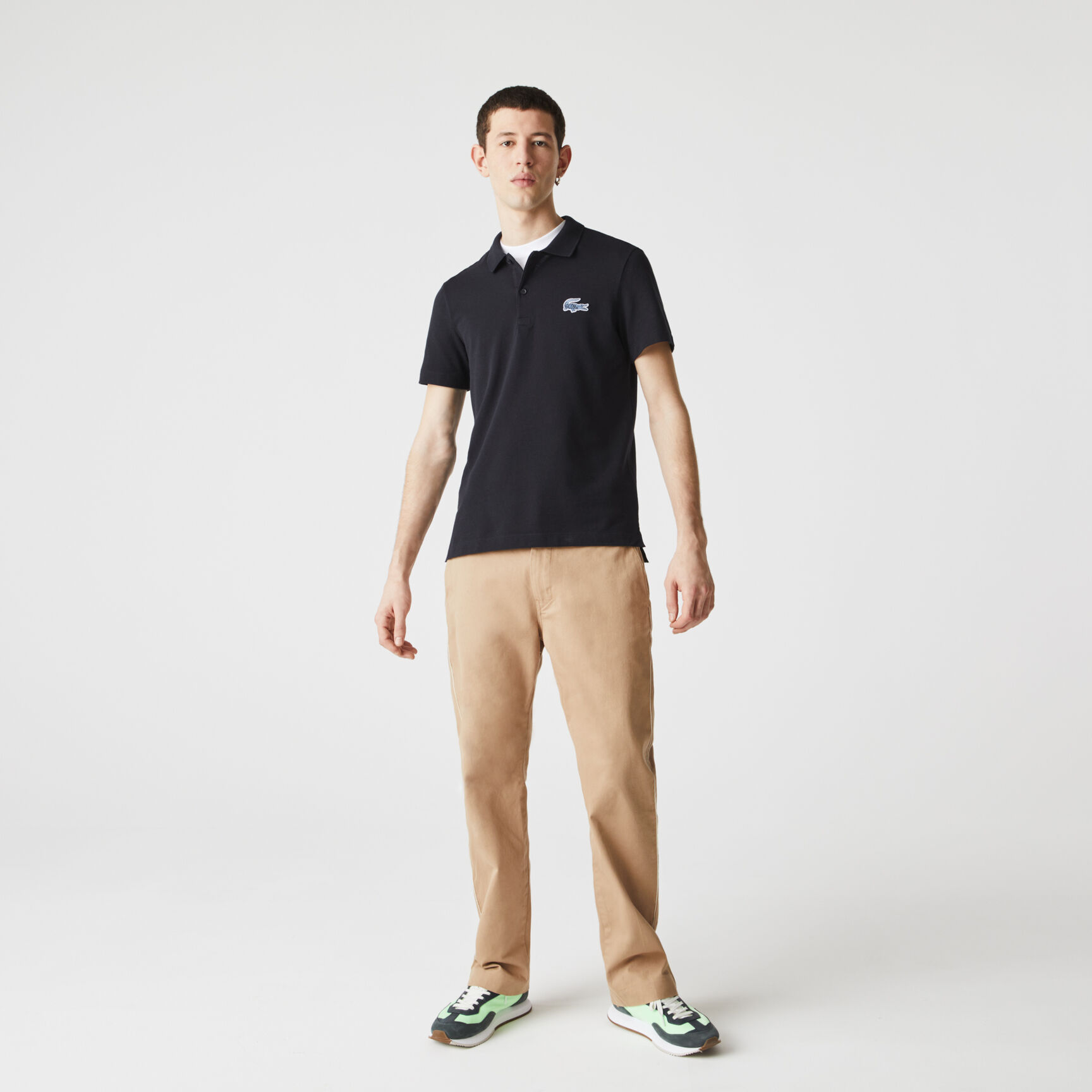 Men&rsquo;s Lacoste Regular Fit Badge Cotton Piqu&eacute; Polo