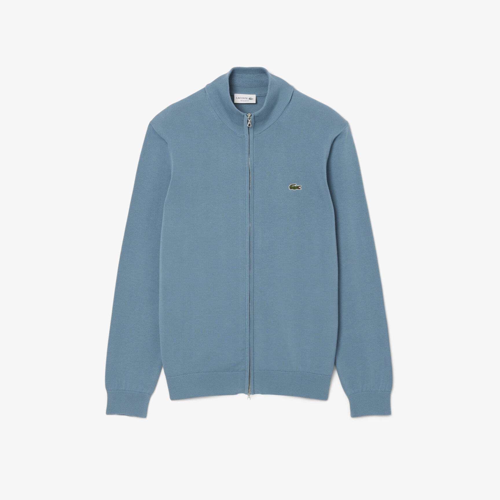 سترة قطنية بسحاب وياقة عالية