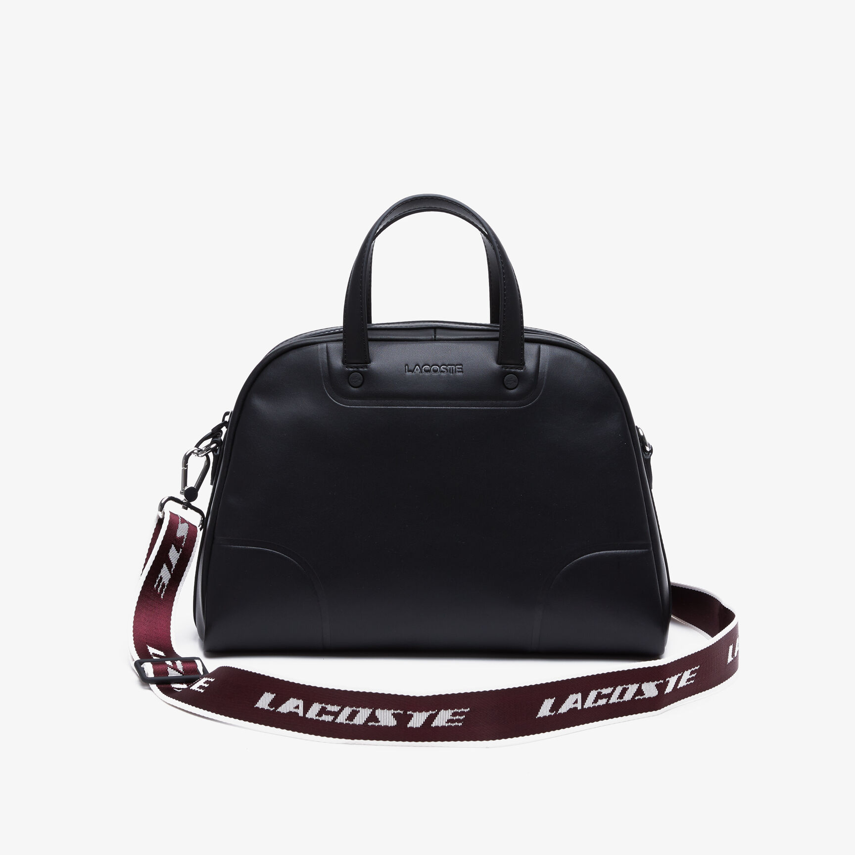 Women's Lacoste Branded Shoulder Strap Bowling Bag