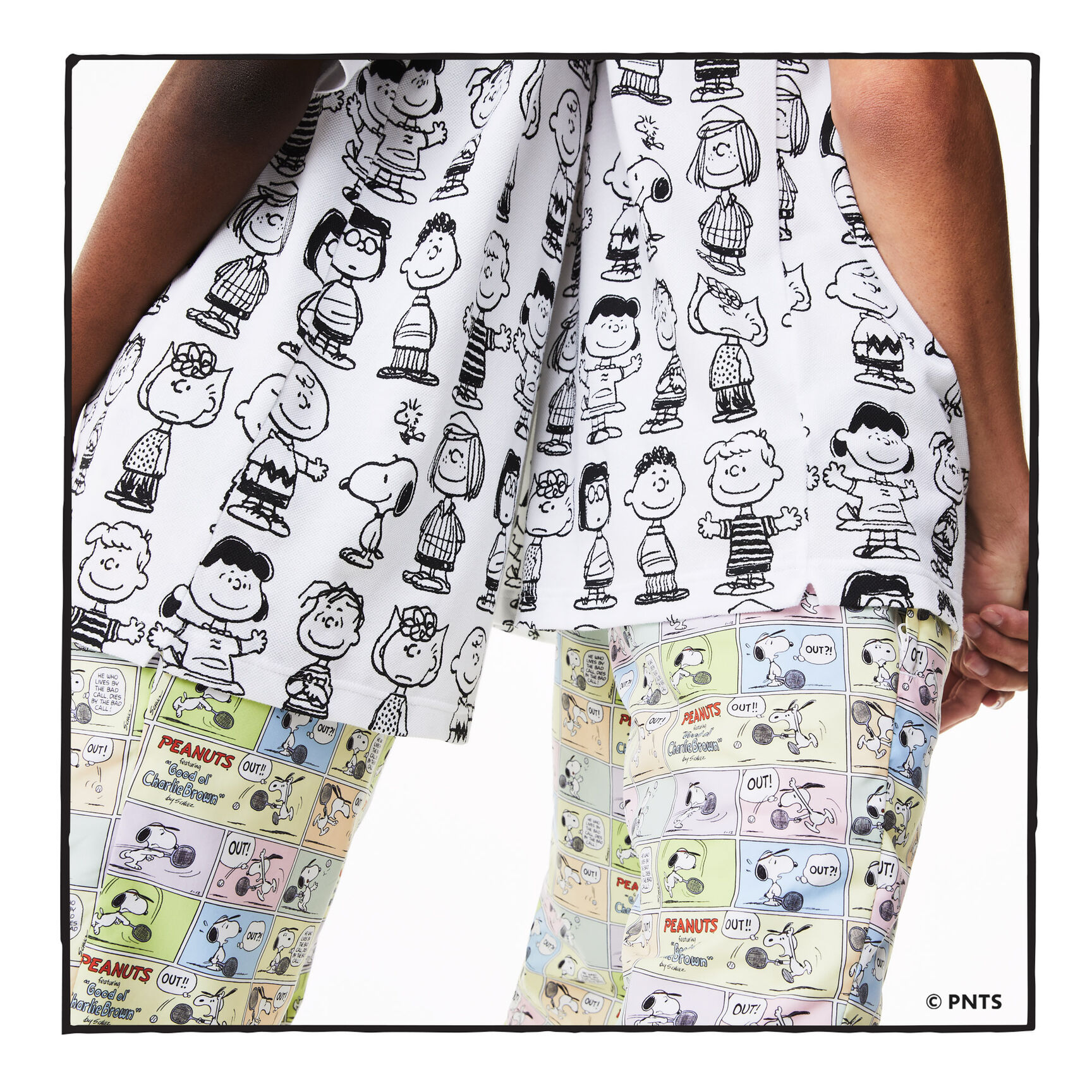 قميص بولو فضفاض للجنسين من مجموعة Lacoste L!VE x Peanuts قميص بولو فضفاض للجنسين من مجموعة Lacoste L!VE x Peanuts