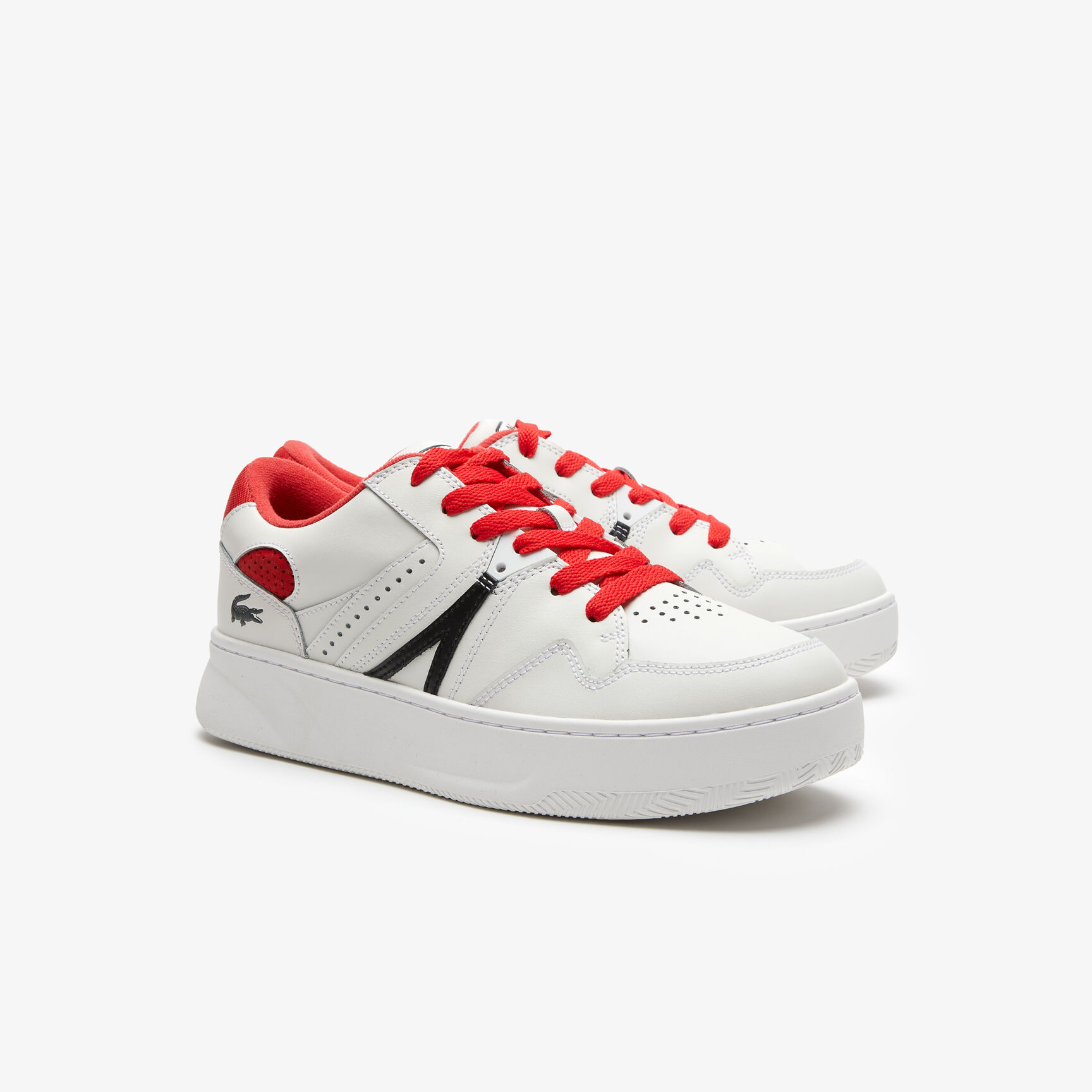 Men's Lacoste L005 Leather Color-Pop Sneakers Men's Lacoste L005 Leather Color-Pop Sneakers
