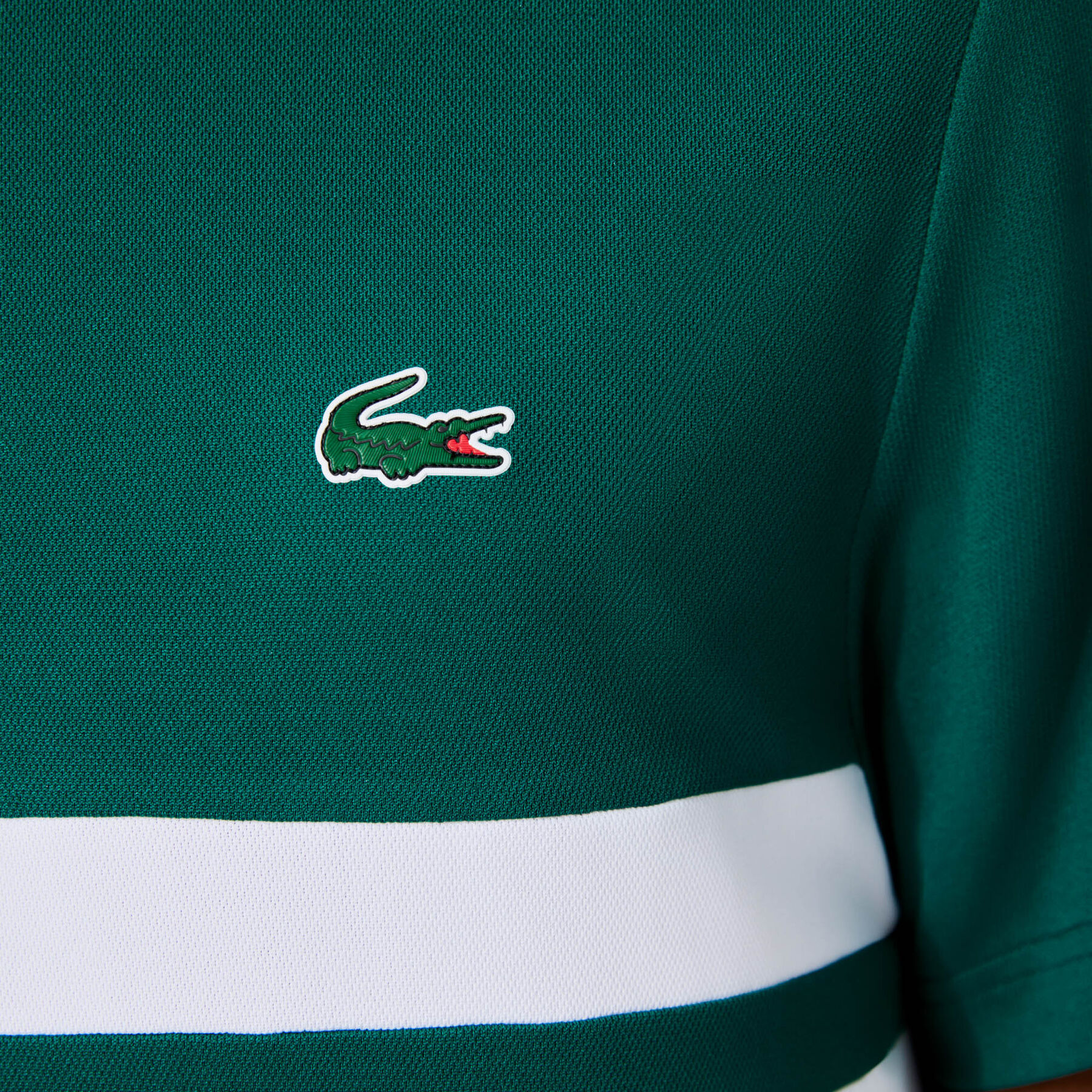 قميص بولو للتنس للرجال من البيكيه المسامي المقاوم مجموعة Lacoste SPORT لاكوست قميص بولو للتنس للرجال من البيكيه المسامي المقاوم مجموعة lacoste sport