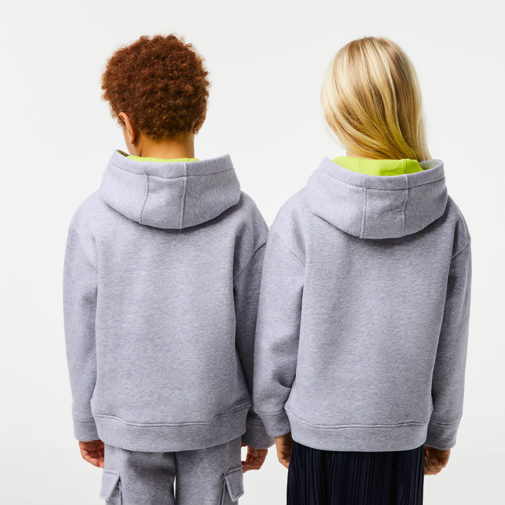 Kids’ Lacoste Hoodie with Contrast Branding Kids’ Lacoste Hoodie with Contrast Branding