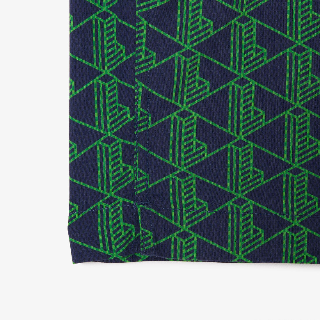 Short Sleeved Monogram Print Shirt Short Sleeved Monogram Print Shirt