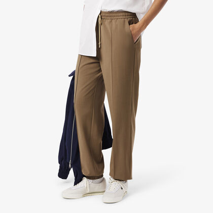 Oversized Wool Blend Track Pants