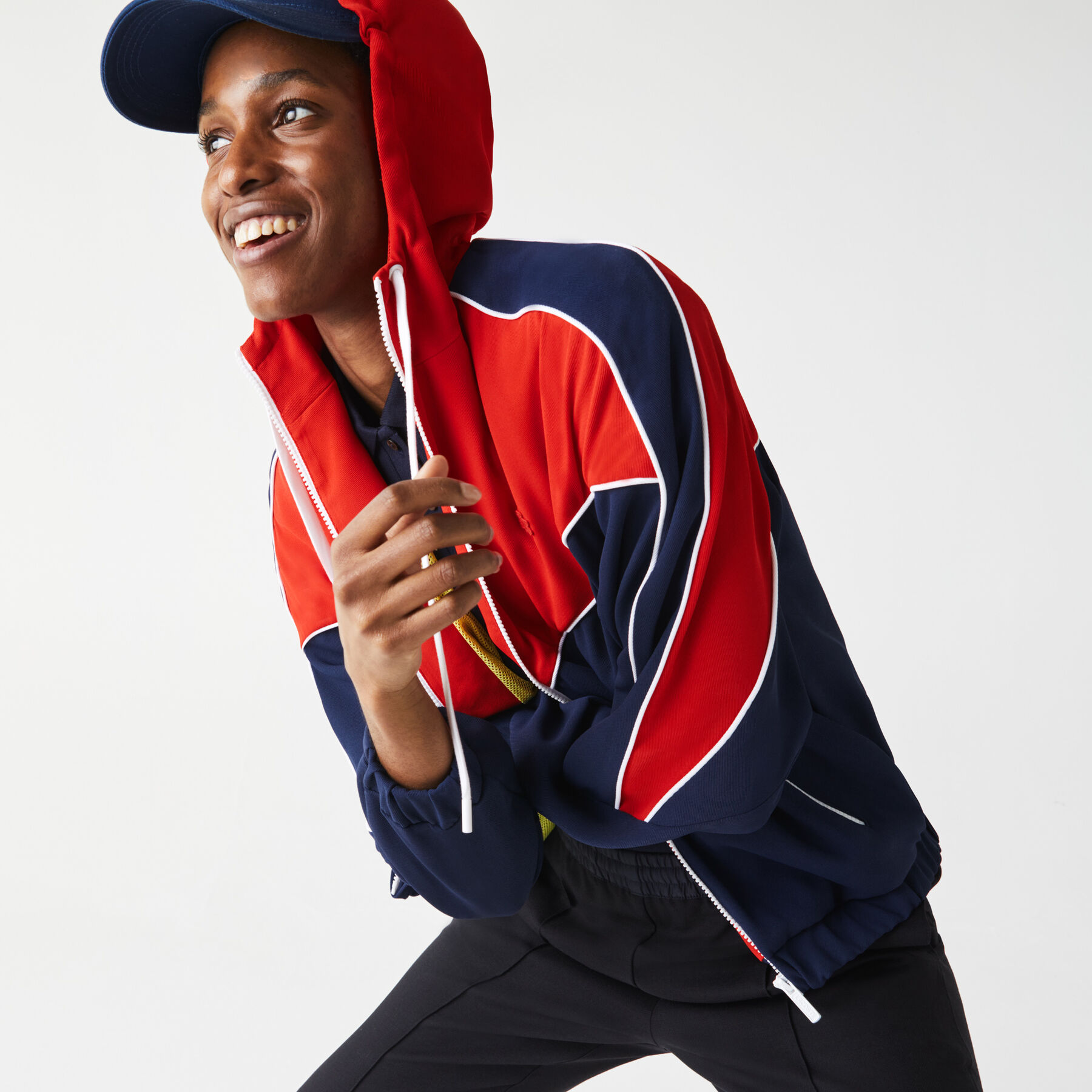 Women’s Hooded Colorblock Zip Sweatshirt lacoste women s hooded colorblock zip sweatshirt
