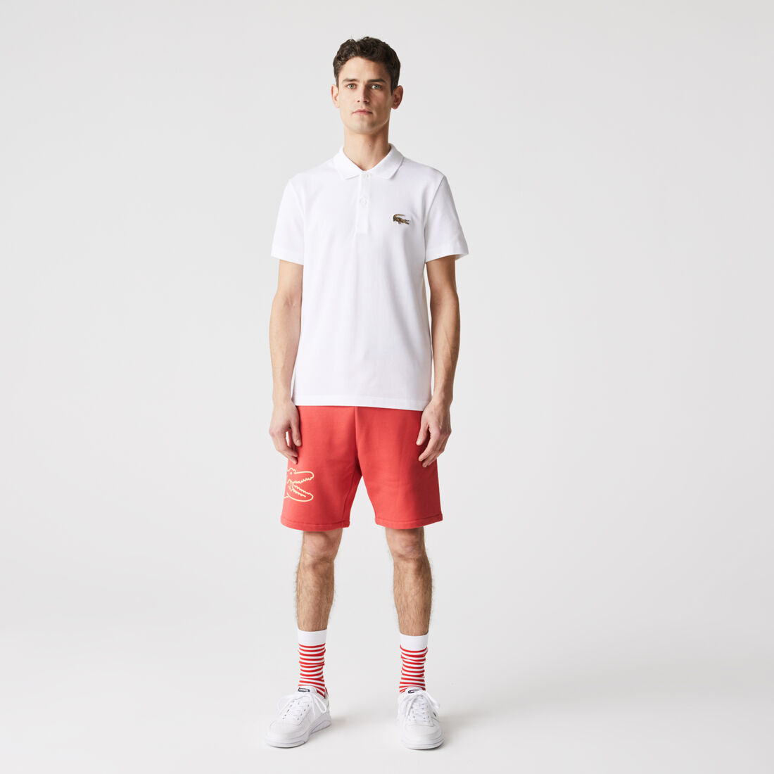 Men’s Lacoste Regular Fit Badge Cotton Piqué Polo Men’s Lacoste Regular Fit Badge Cotton Piqué Polo