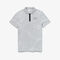 men s lacoste sport zip neck holographic croc cotton polo shirt