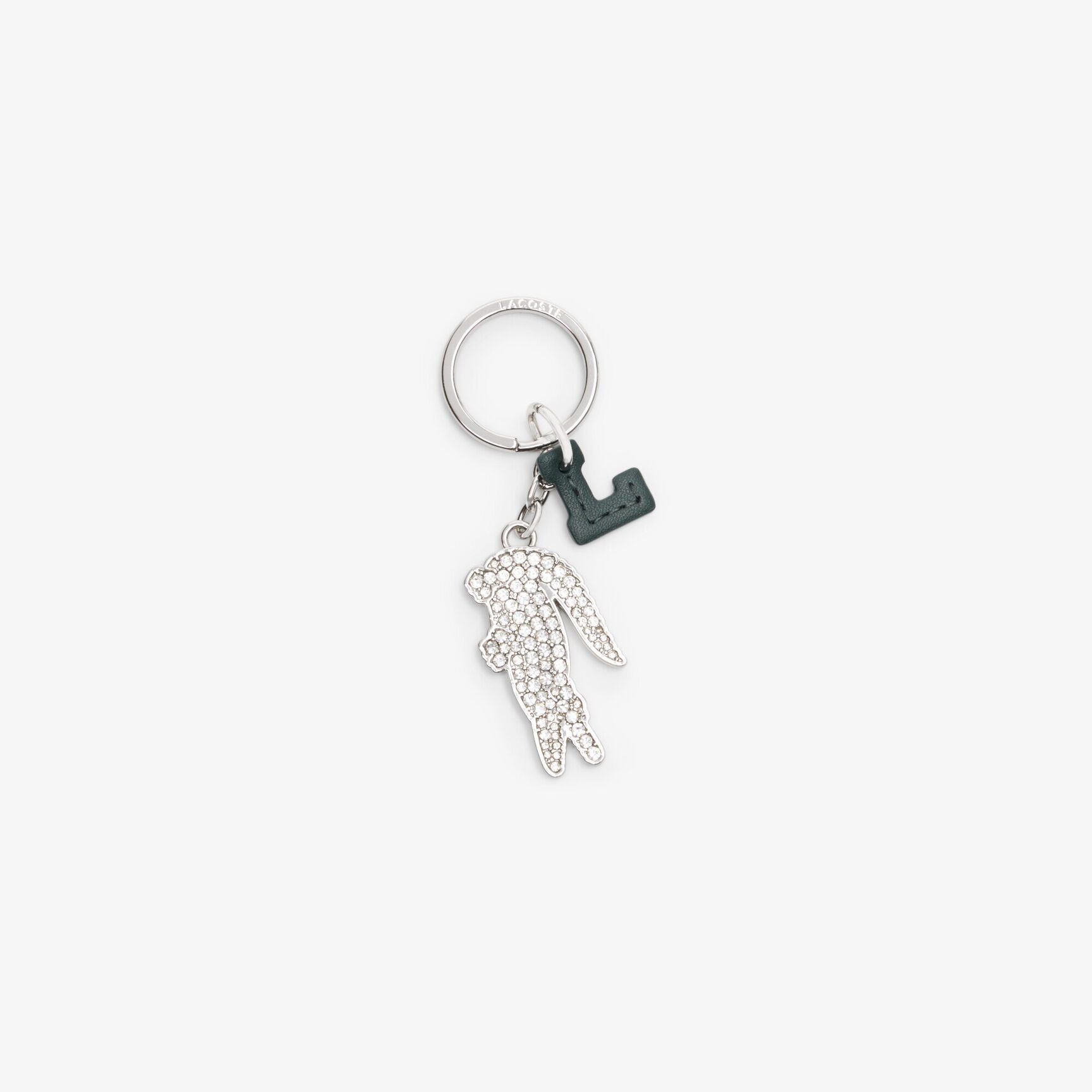 Diamante Crocodile L Charms Key Ring Diamante Crocodile L Charms Key Ring