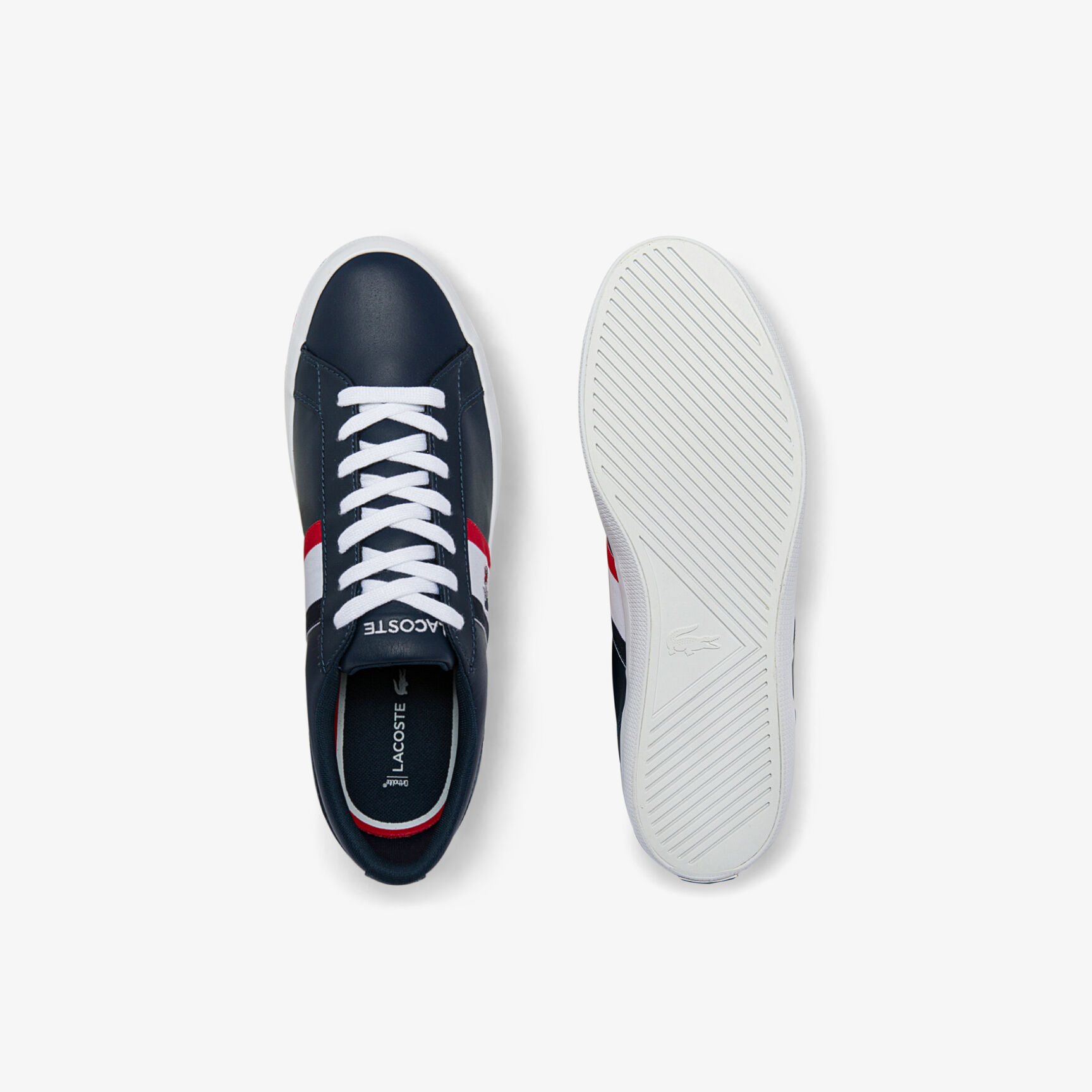 Men's Lerond Leather Tricolor Sneakers Men's Lerond Leather Tricolor Sneakers