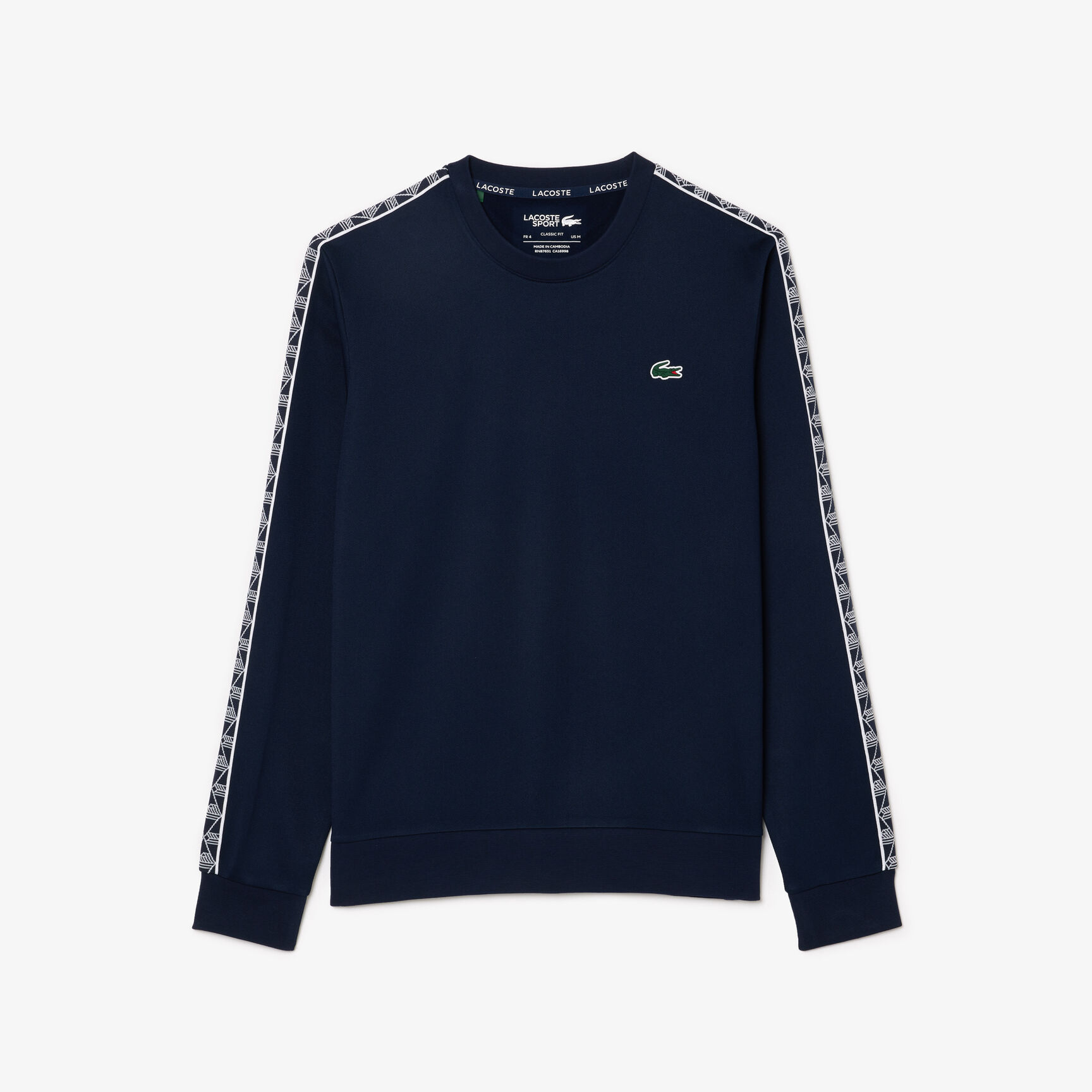 Jacquard Interlock Tennis Sweatshirt