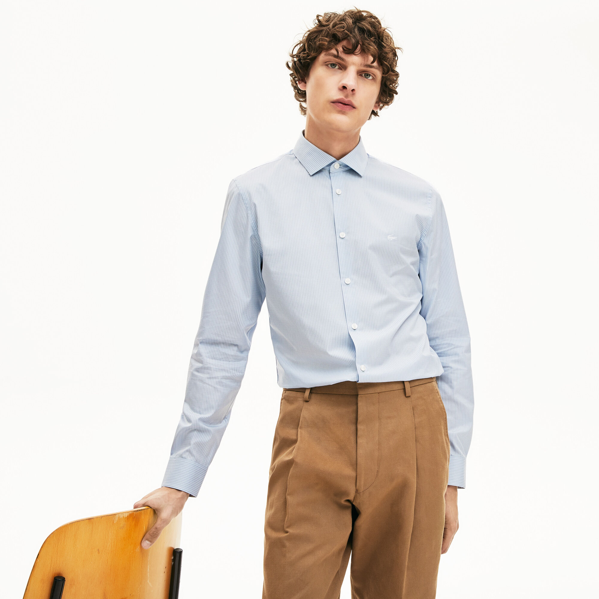 Men's Striped Poplin Shirt Men's Striped Poplin Shirt
