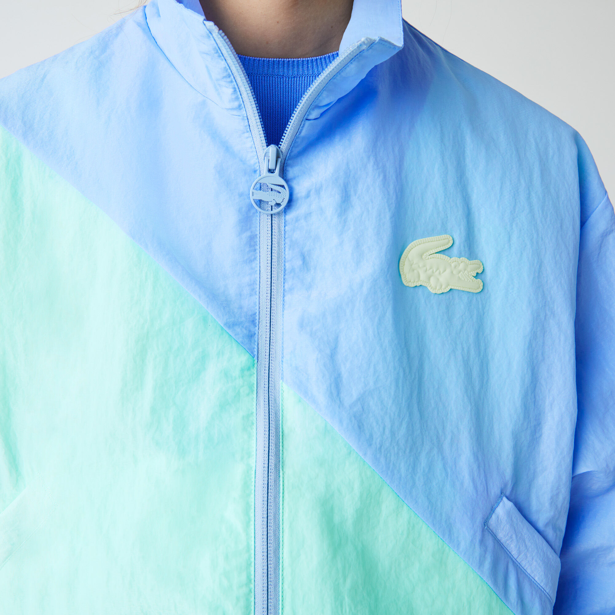 Women’s Lacoste LIVE Bicolour Zip Windbreaker Women’s Lacoste LIVE Bicolour Zip Windbreaker