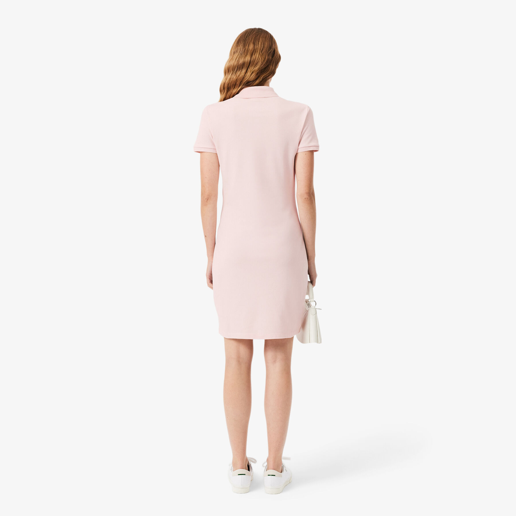 Slim Fit Stretch Petit Pique Polo Dress