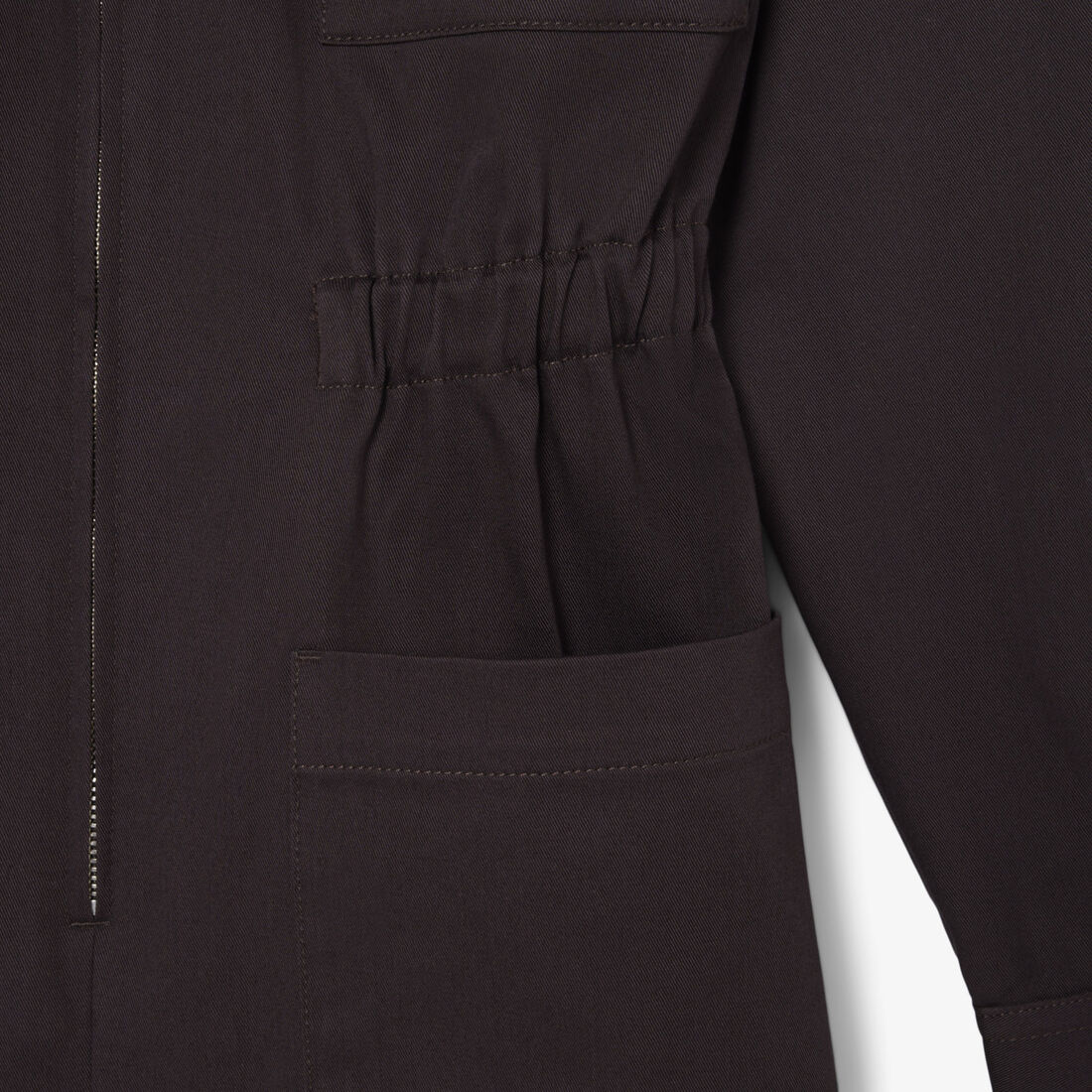 Polo Collar Stretch Gabardine Playsuit Polo Collar Stretch Gabardine Playsuit