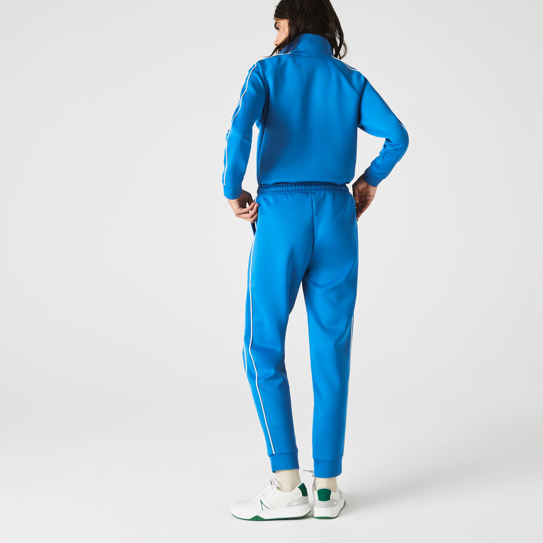 Women's Contrast Piped Pleated Jogging Pants Women's Contrast Piped Pleated Jogging Pants