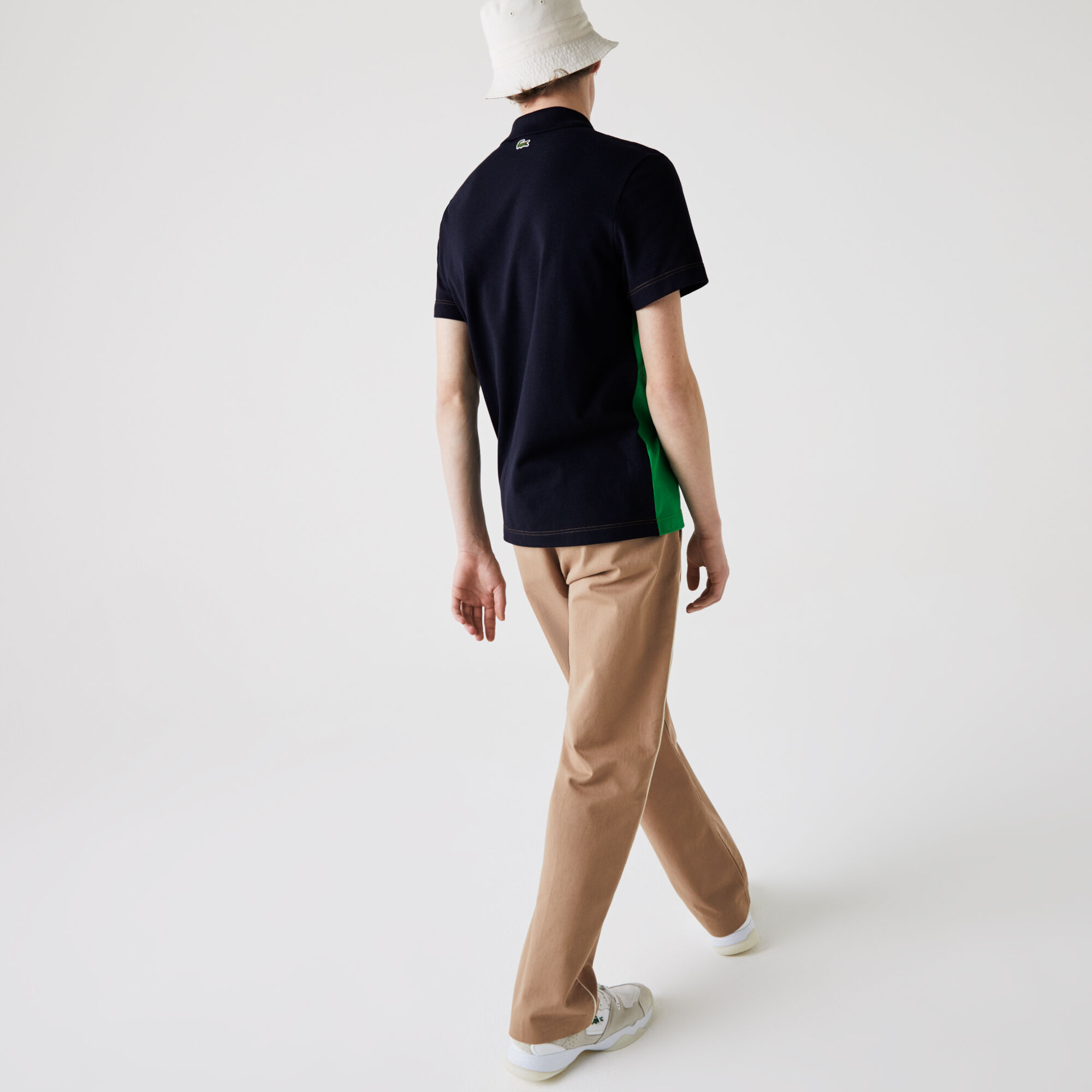 Men’s Lacoste Regular Fit Colourblock Cotton Piqué Polo Shirt Men’s Lacoste Regular Fit Colourblock Cotton Piqué Polo Shirt