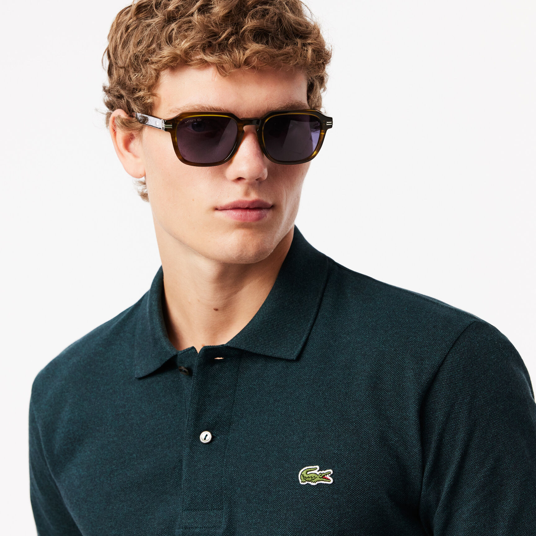 Classic Fit L.12.12 Marl Polo Shirt Classic Fit L.12.12 Marl Polo Shirt