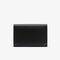 lacoste women s chantaco matte piqu  leather snap flap wallet