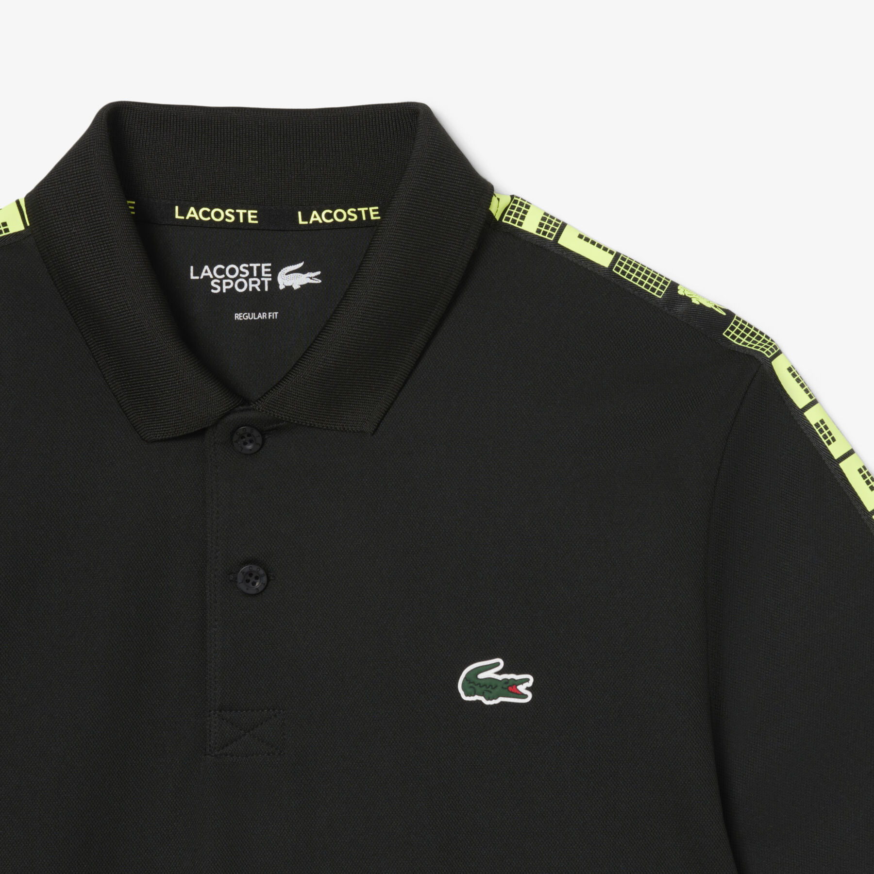 Ultra Dry Branded Stripe Tennis Polo Shirt Ultra Dry Branded Stripe Tennis Polo Shirt