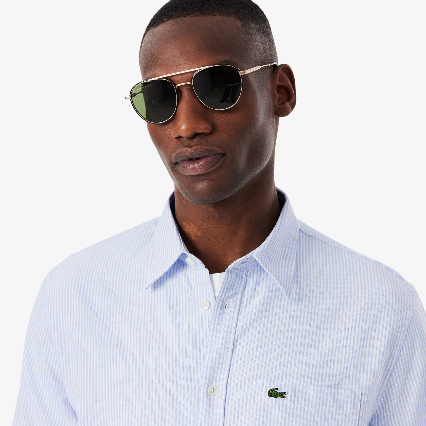 Regular Fit Striped Oxford Shirt