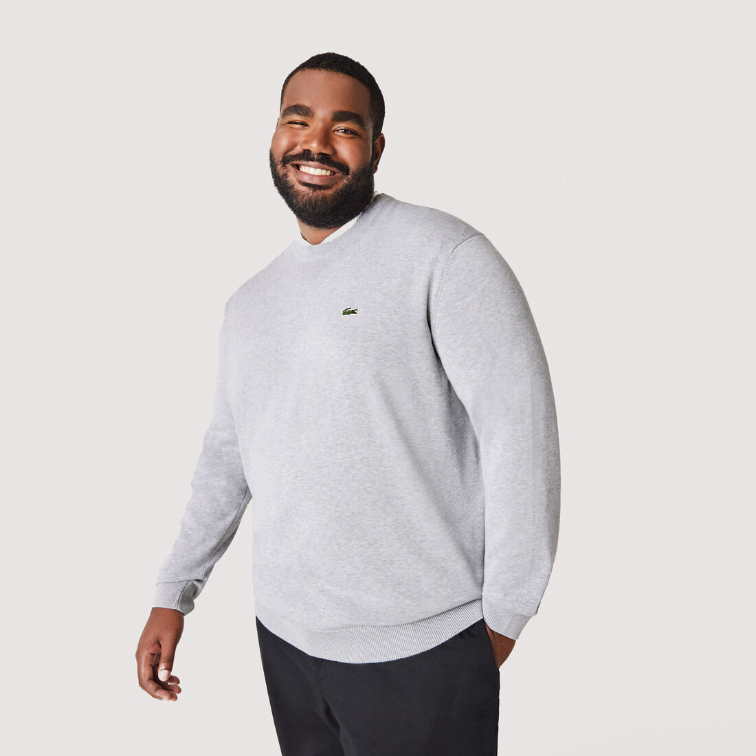 Monochrome Crew Neck Cotton Sweater Monochrome Crew Neck Cotton Sweater